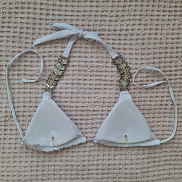 Women's Swimsuit  Diamond Brazilian Bikini With Crystal Rhinestone Metal Chain - Picture 4 of 4